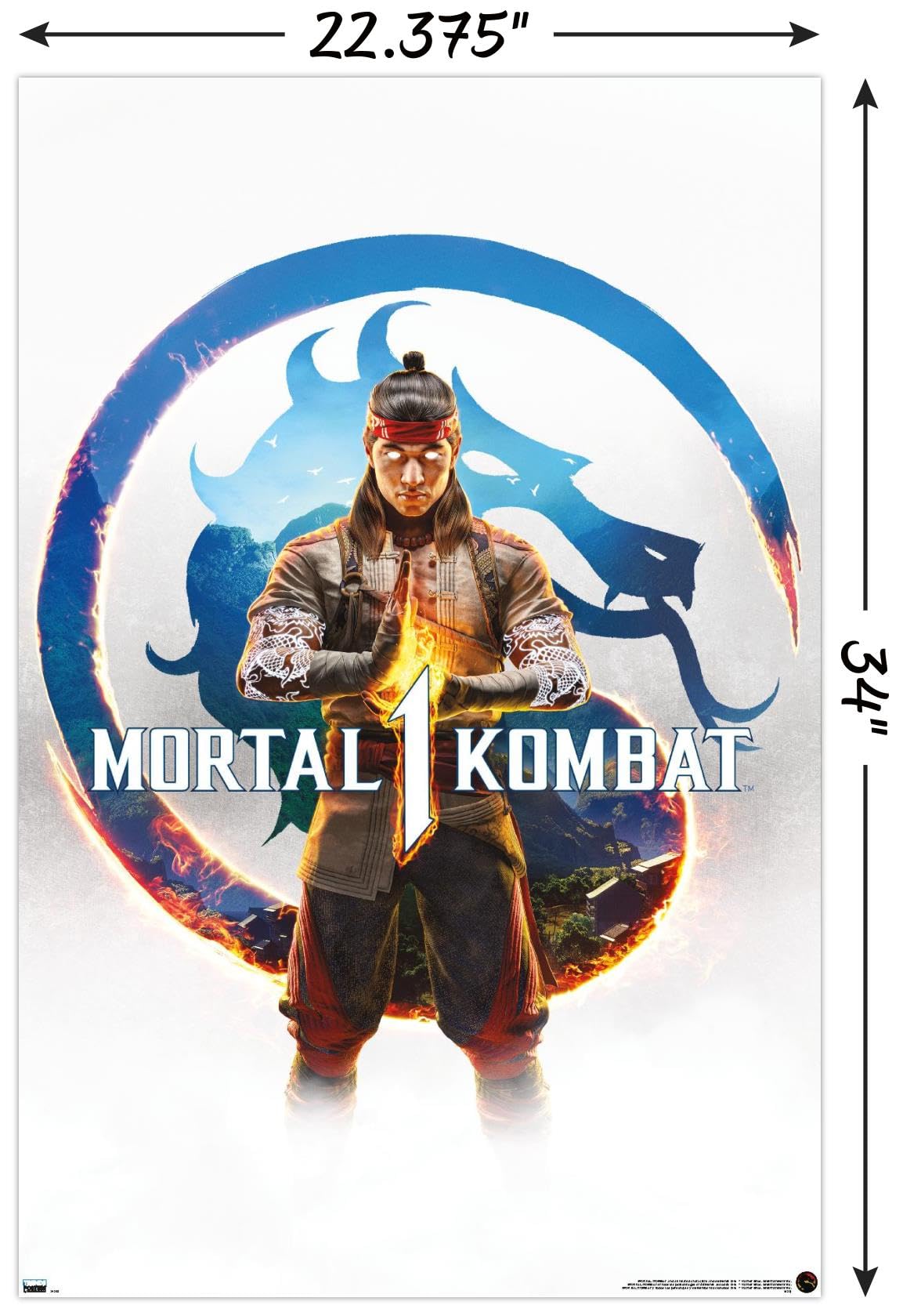 Amazon.co.jp: Mortal Kombat 1 - Key Art Wall Poster : ホーム＆キッチン